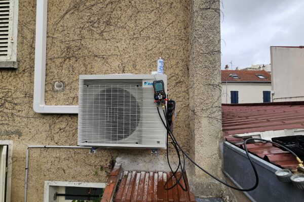 Installation d'une pompe à chaleur